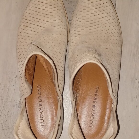 LUCKY BRAND Baley Ankle Boots Tan 7.5 - Picture 8 of 13